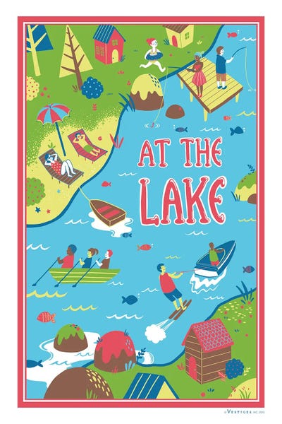 At The Lakes by Vestiges acrylic art print