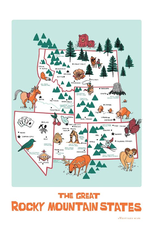 The Great Rocky Mountain States