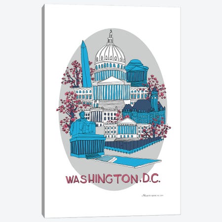 Washington DC II Canvas Print #VSG106} by Vestiges Canvas Art