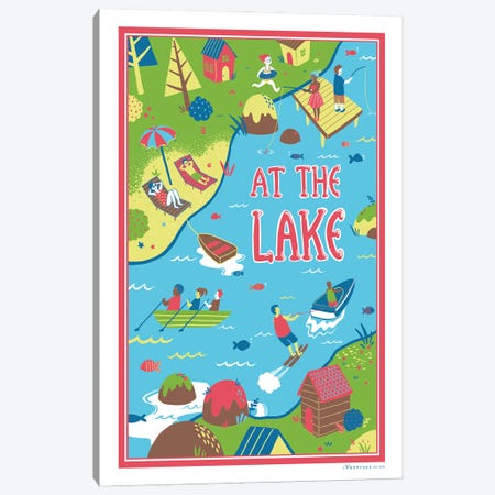 At The Lakes Canvas Print #VSG10} by Vestiges Canvas Art