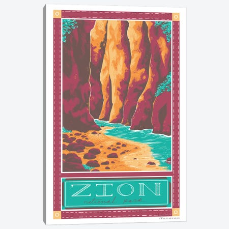 Zion National Park Canvas Print #VSG114} by Vestiges Canvas Art Print