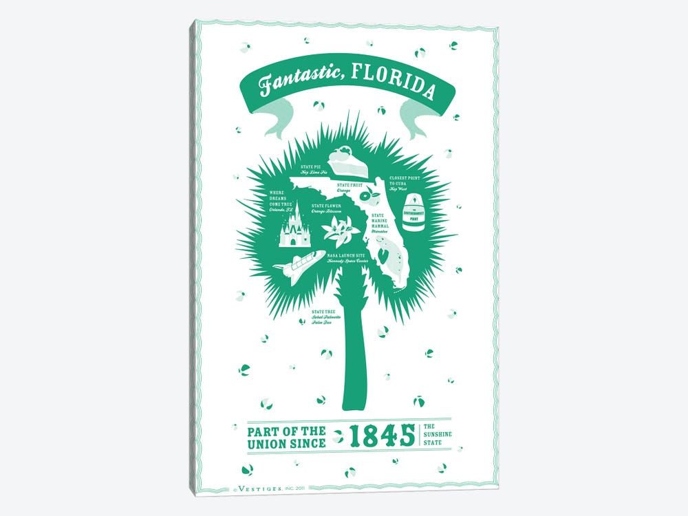 Florida by Vestiges 1-piece Art Print