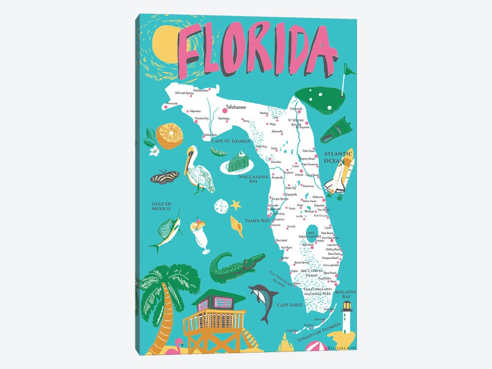 Florida II by Vestiges 1-piece Canvas Art