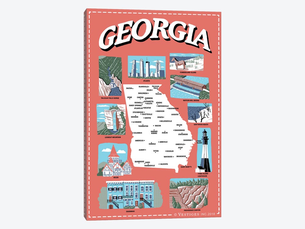 Georgia by Vestiges 1-piece Art Print