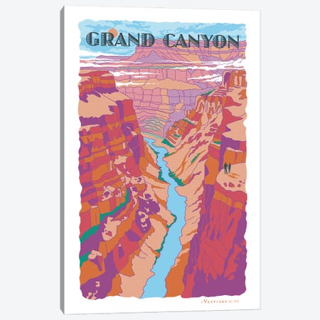 Grand Canyon Canvas Print #VSG32} by Vestiges Canvas Wall Art