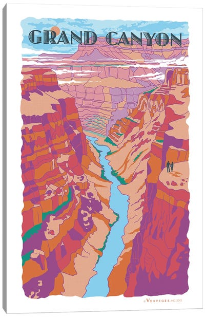 Grand Canyon Canvas Art Print - Vestiges