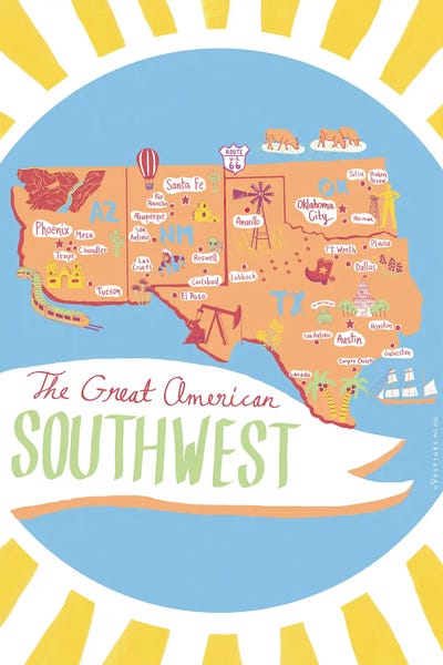 Fine Art Print: Great Southwest by Vestiges