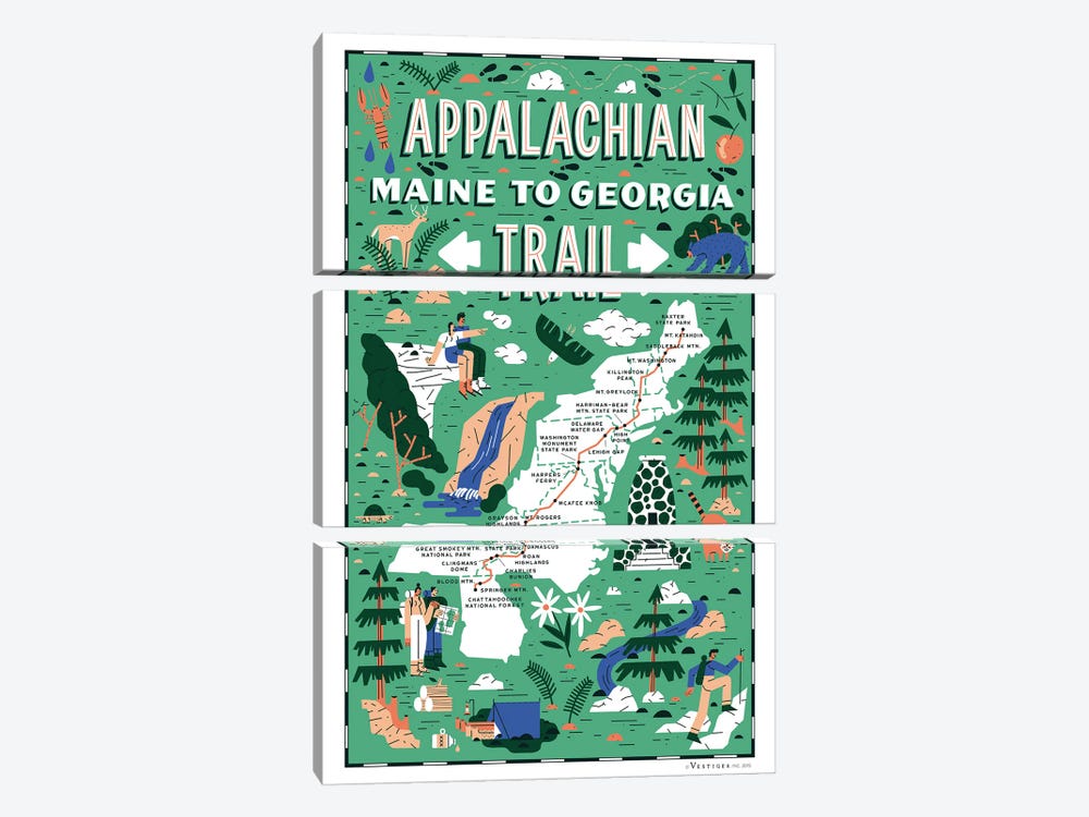 Appalachian by Vestiges 3-piece Canvas Print