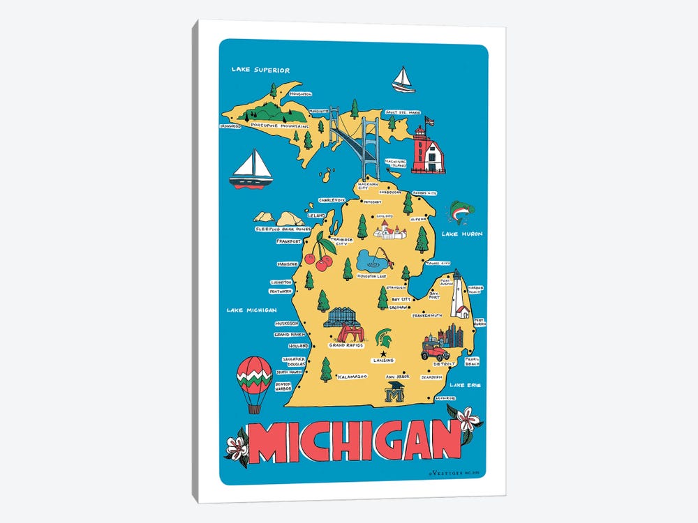 Michigan II by Vestiges 1-piece Canvas Art Print