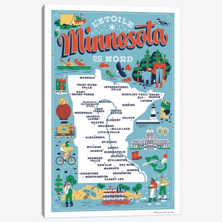 Minnesota II Canvas Print #VSG55} by Vestiges Art Print