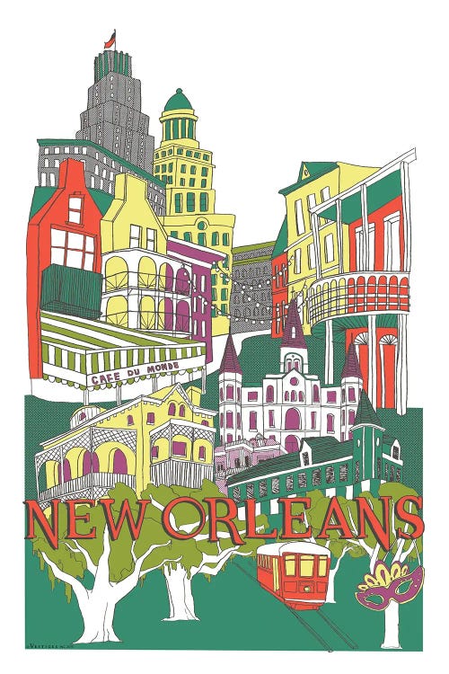 New Orleans by Vestiges wall art