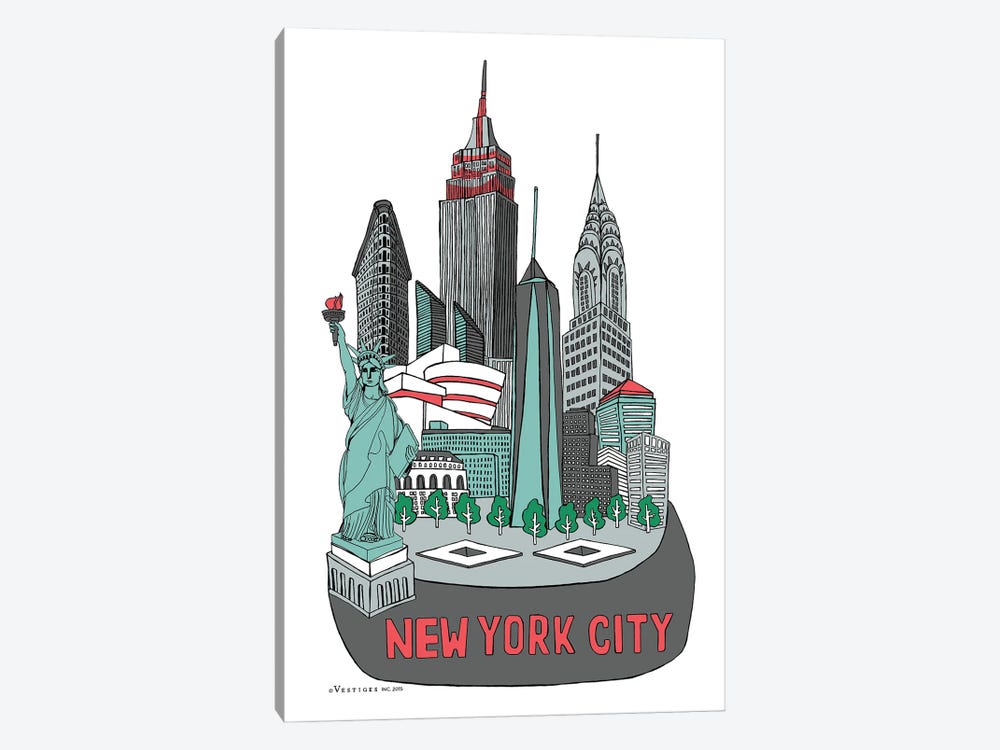 New York II by Vestiges 1-piece Canvas Art Print
