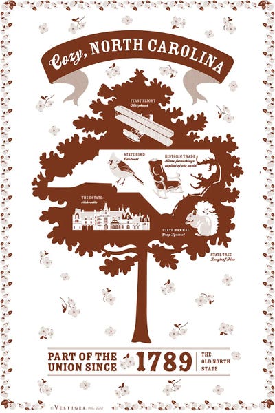 North Carolina: North Carolina by Vestiges