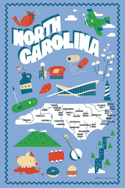 North Carolina: North Carolina II by Vestiges