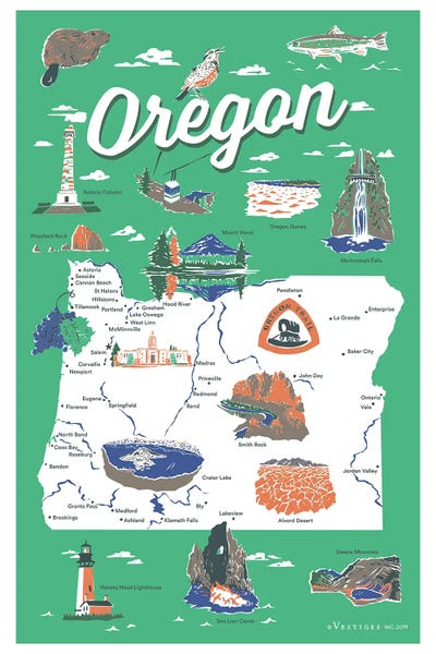 Oregon: Oregon by Vestiges