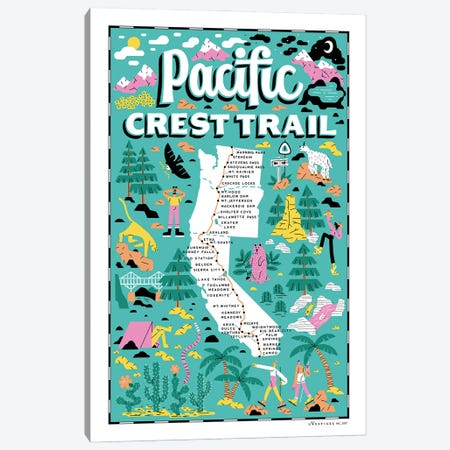 Pacific Crest Trail Canvas Print #VSG81} by Vestiges Canvas Art Print