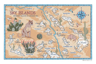 Sky Islands by Vestiges acrylic art print