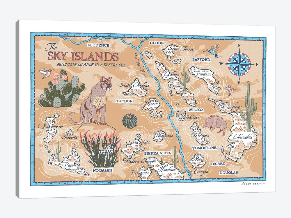 Sky Islands by Vestiges 1-piece Art Print