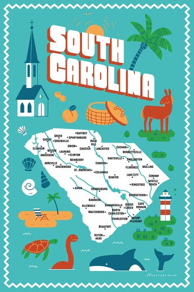 South Carolina II by Vestiges canvas print