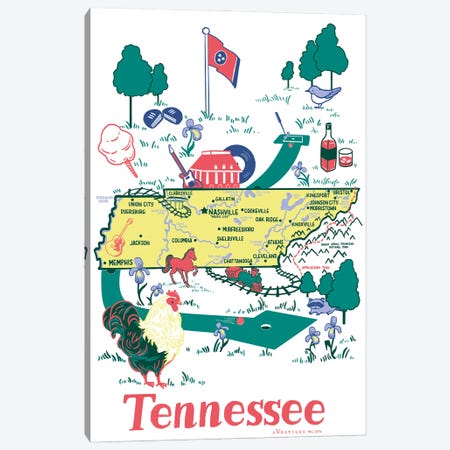 Tennessee II Canvas Print #VSG96} by Vestiges Canvas Art Print