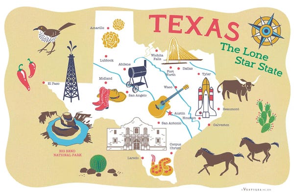 Fine Art Print: Texas III by Vestiges