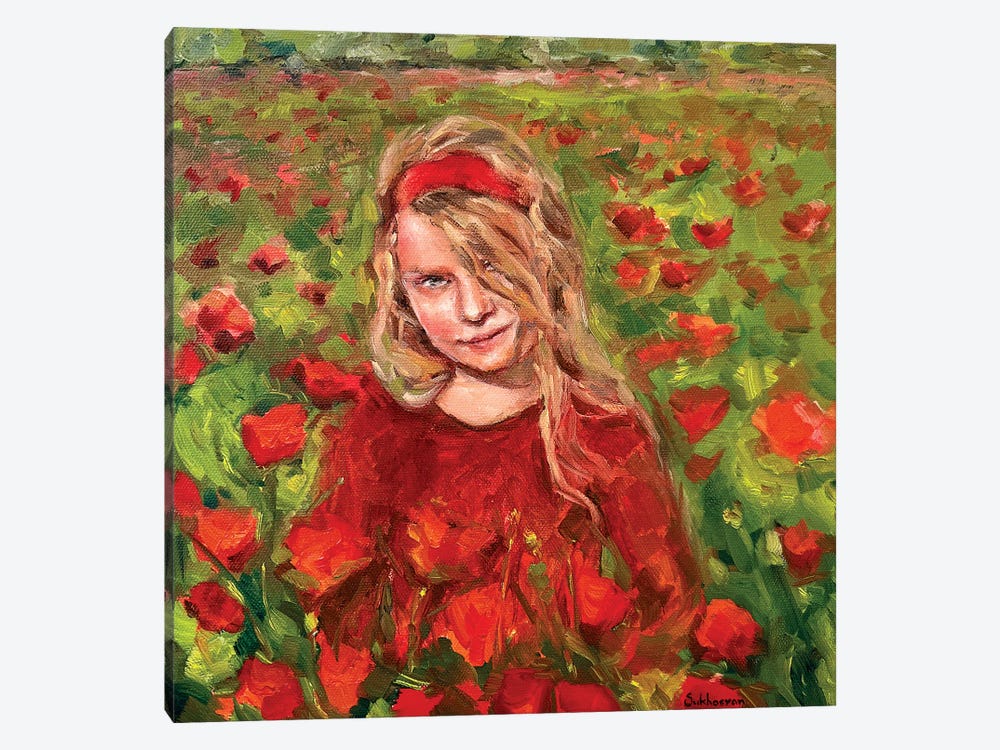 The Poppy Field by Victoria Sukhasyan 1-piece Art Print