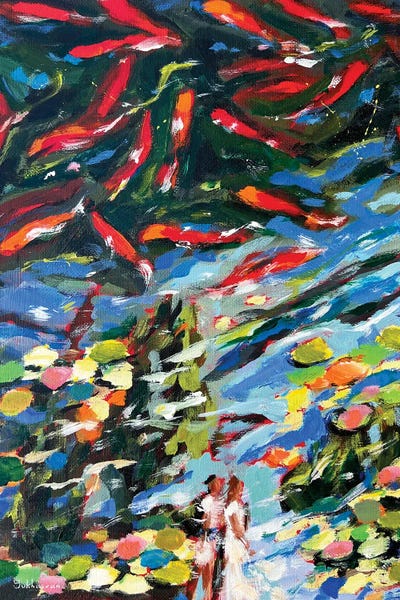 Reflective Moments: Pond Reflection by Victoria Sukhasyan