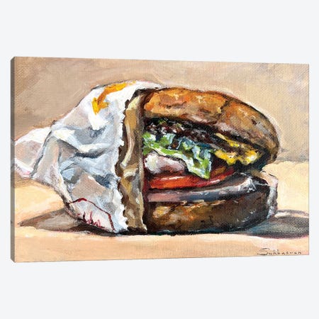 Still Life With The In-N-Out Burger Canvas Print #VSH130} by Victoria Sukhasyan Canvas Artwork