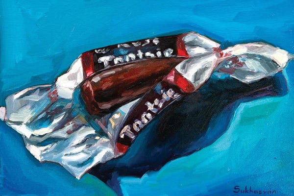 Simple Pleasures: Still Life With Tootsie Roll by Victoria Sukhasyan