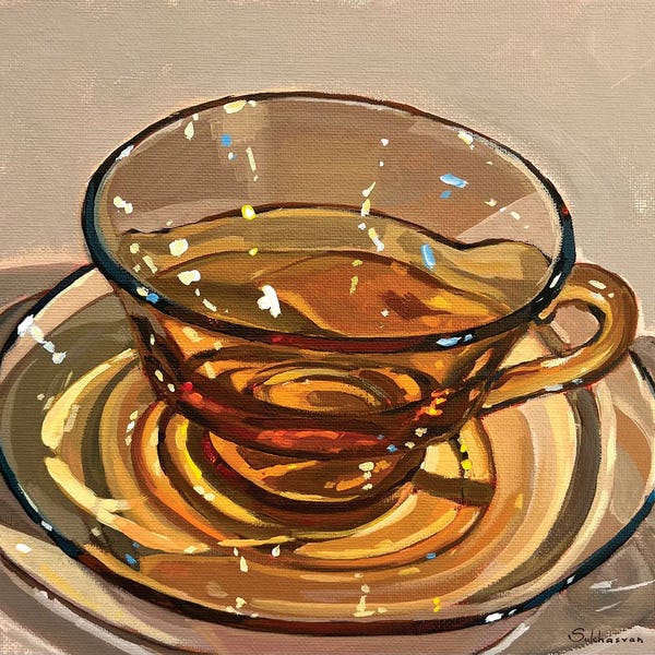An Ode To Objects: Still Life With Tea Cup by Victoria Sukhasyan