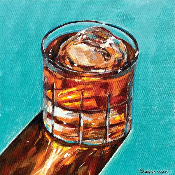 Whiskey: Still Life With Whiskey by Victoria Sukhasyan