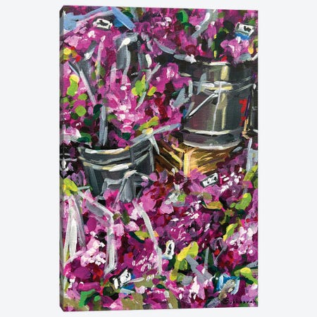 Trader Joes Lilac Bouquets Canvas Print #VSH141} by Victoria Sukhasyan Canvas Art Print