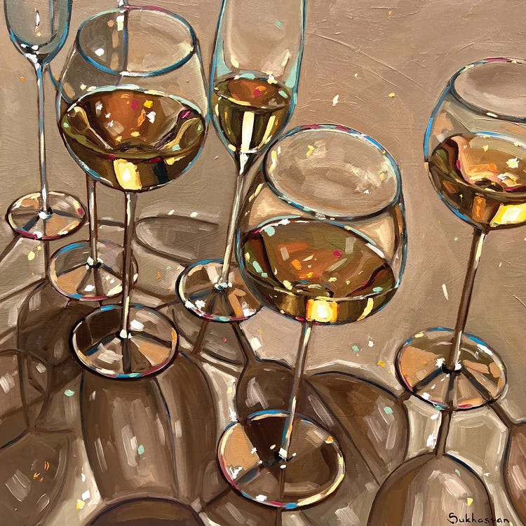 Still Life With Wine Glasses