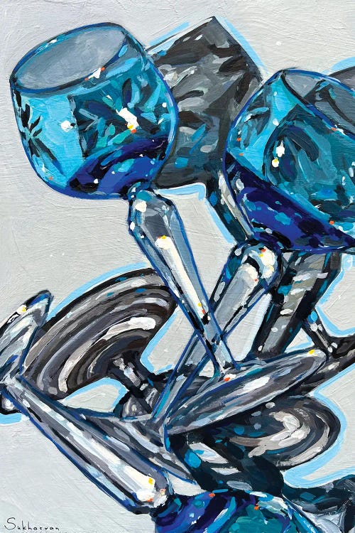 Still Life With Glasses by Victoria Sukhasyan wall art