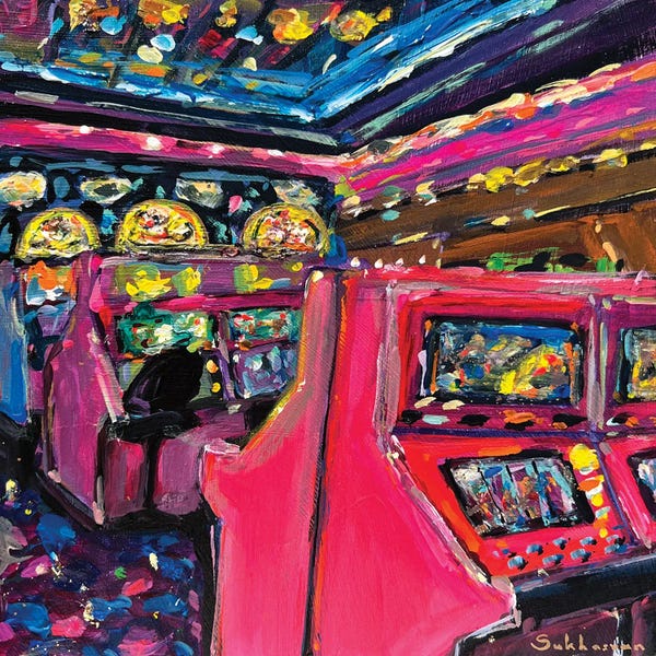 Gambling: Las Vegas Interior by Victoria Sukhasyan