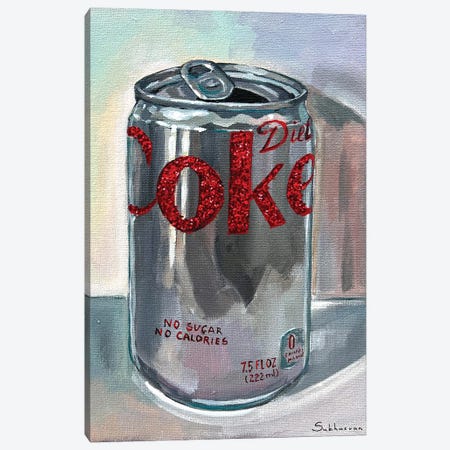 Still Life With Diet Coke II Canvas Print #VSH150} by Victoria Sukhasyan Canvas Wall Art