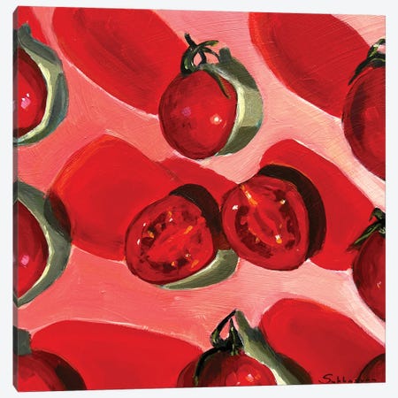 Still Life With Tomatoes Canvas Print #VSH171} by Victoria Sukhasyan Canvas Artwork