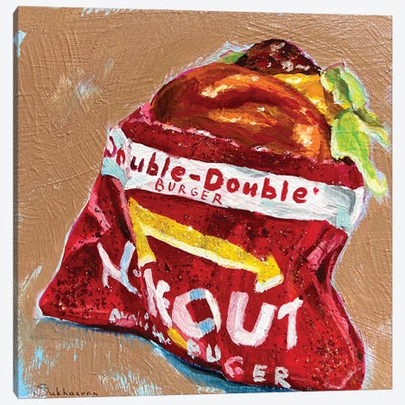 Still Life With In-N-Out Burger Canvas Print #VSH172} by Victoria Sukhasyan Canvas Wall Art