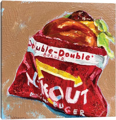 Still Life With In-N-Out Burger Canvas Art Print - Victoria Sukhasyan