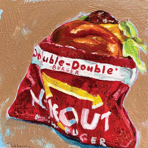 Food & Drink Still Life: Still Life With In-N-Out Burger by Victoria Sukhasyan