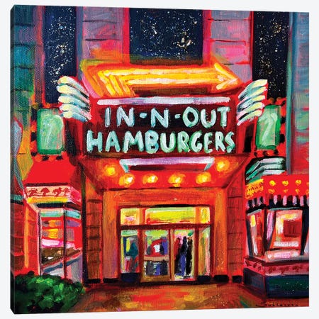 In-N-Out Burger. Las Vegas Canvas Print #VSH175} by Victoria Sukhasyan Canvas Art Print