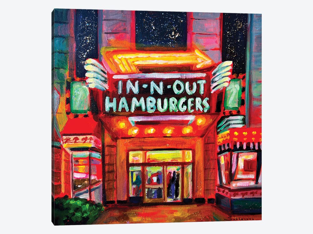 In-N-Out Burger. Las Vegas by Victoria Sukhasyan 1-piece Canvas Wall Art