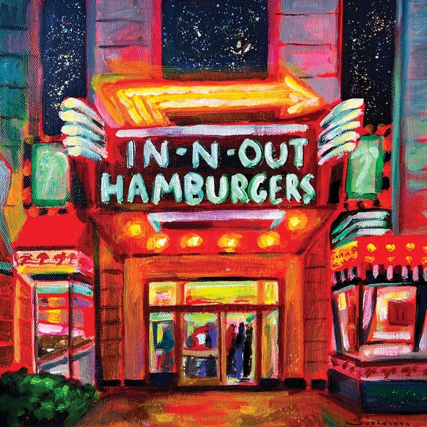 Las Vegas: In-N-Out Burger. Las Vegas by Victoria Sukhasyan
