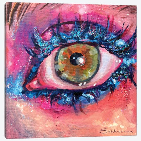 The Eye Canvas Print #VSH179} by Victoria Sukhasyan Canvas Artwork