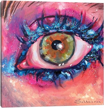 The Eye Canvas Art Print - Make-Up Art