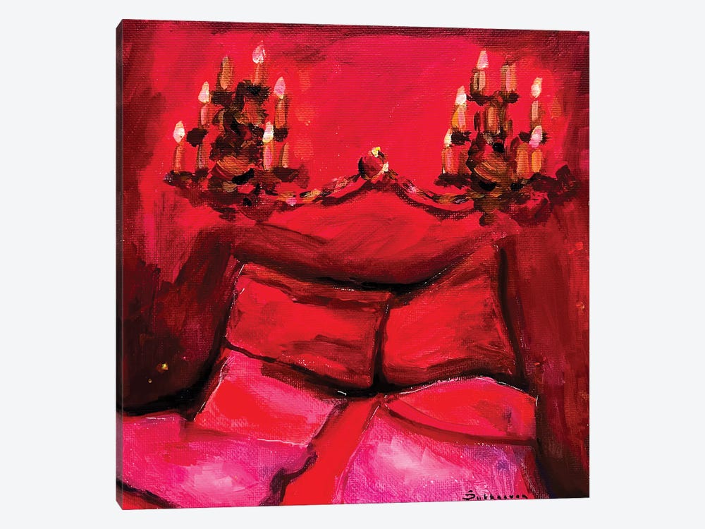 Red Bedroom by Victoria Sukhasyan 1-piece Canvas Artwork