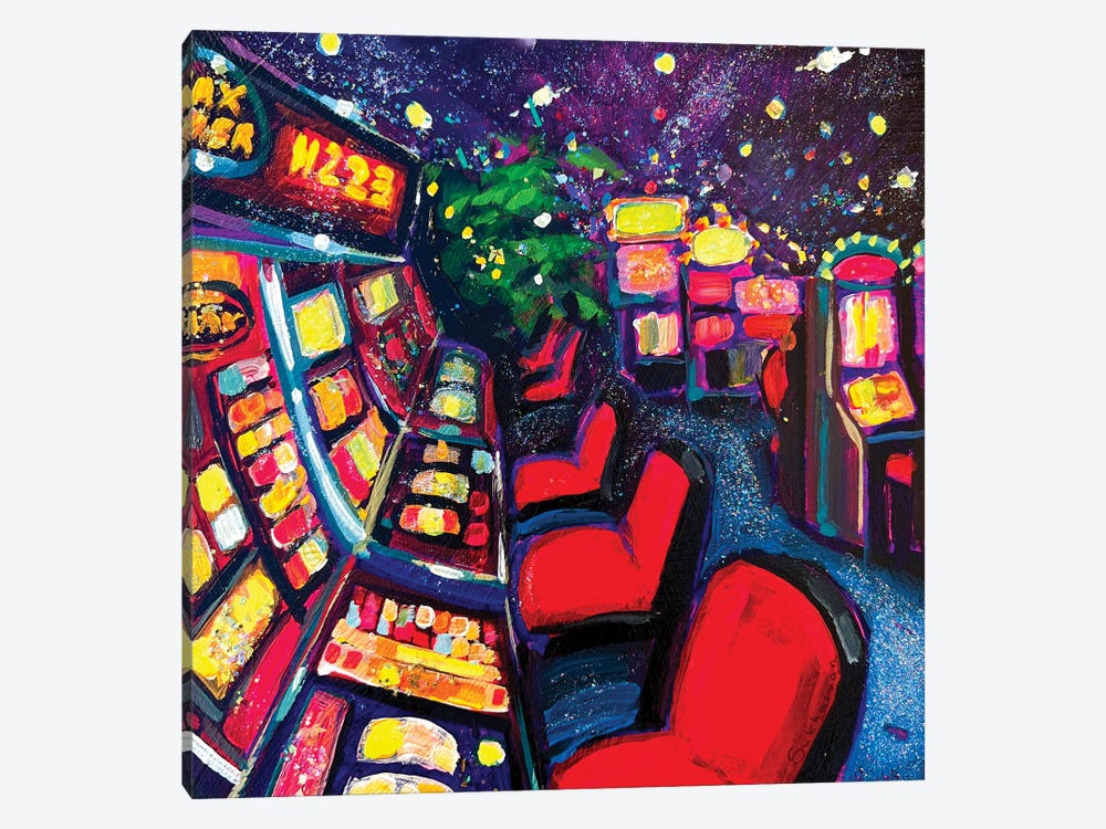 Las Vegas. Casino Interior by Victoria Sukhasyan 1-piece Canvas Art