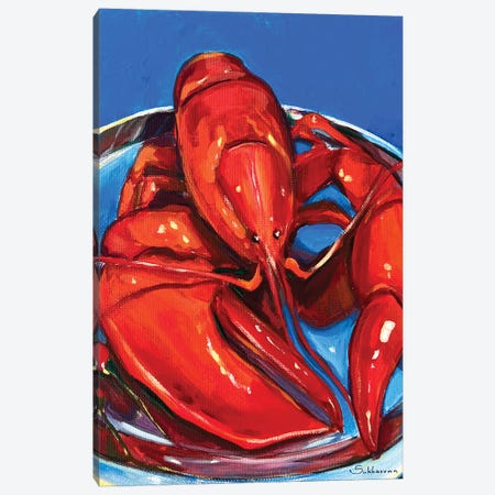 Still Life With Lobster II Canvas Print #VSH207} by Victoria Sukhasyan Canvas Art Print