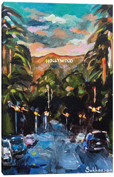 California Canvas Art Print - Los Angeles Art