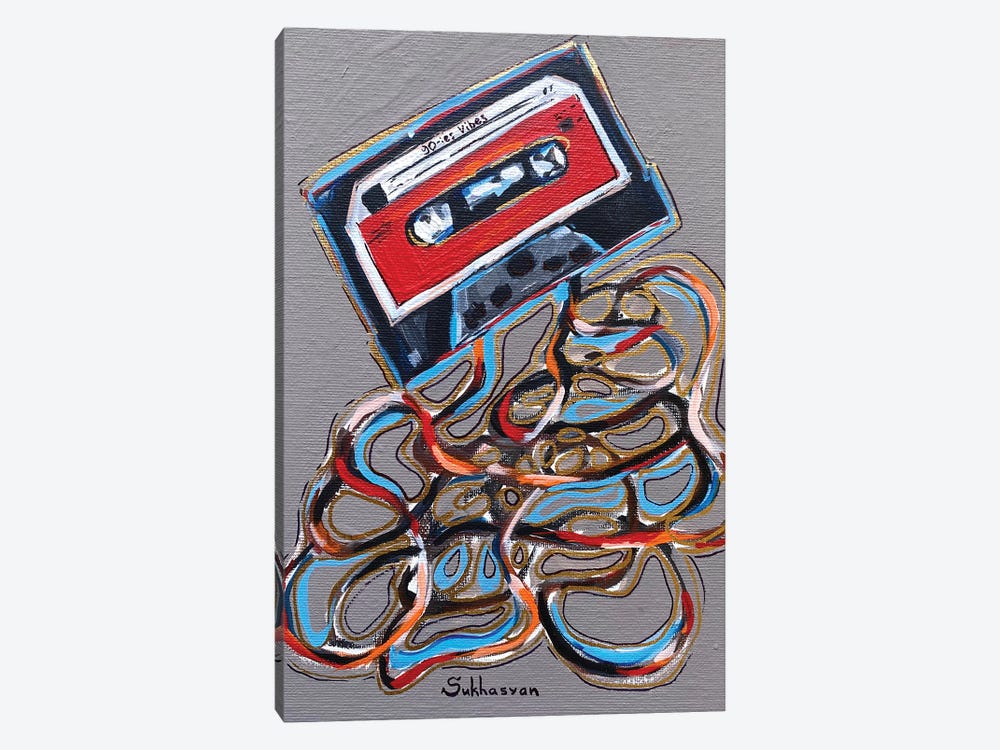 Still Life With Cassette Tape by Victoria Sukhasyan 1-piece Art Print